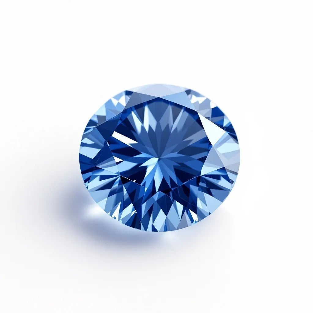 Moissanite Blue 0.80 ct.